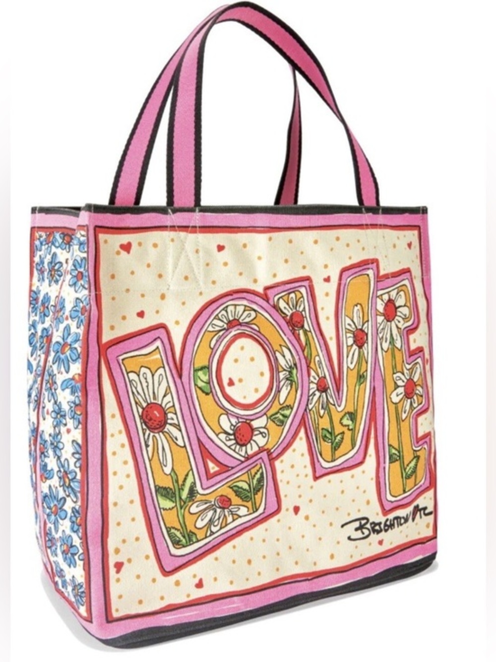NWOT Brighton Fashionista "Love Bug" tote featuring artwork by Tom Clancy